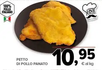 Todis PETTO DI POLLO PANATO offerta