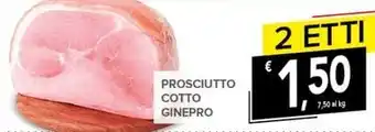 Todis PROSCIUTTO COTTO GINEPRO offerta