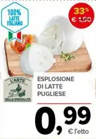 Todis ESPLOSIONE DI LATTE PUGLIESE offerta