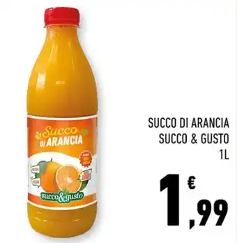 Conad SUCCO DI ARANCIA SUCCO & GUSTO 1L offerta