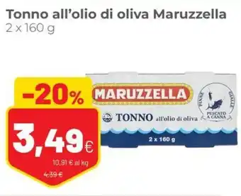 Coop Tonno all'olio di oliva Maruzzella 2 x 160 g offerta