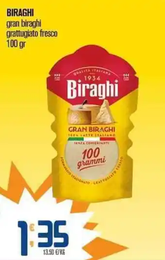 Ottimo Market BIRAGHI gran biraghi grattugiato fresco 100 gr offerta