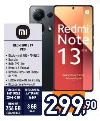 Unieuro REDMI NOTE 13 PRO offerta