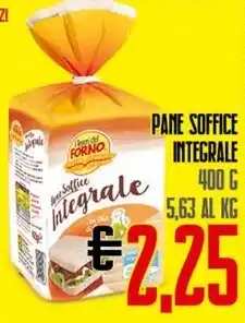 Todis PANE SOFFICE INTEGRALE 400 G offerta