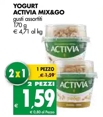 Tigros Activia Mix & Go Yogurt 170g offerta