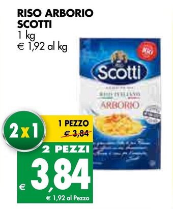 Tigros Scotti Riso Arborio 1kg offerta
