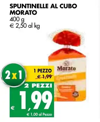 Tigros Morato Spuntinelle Al Cubo 400g offerta