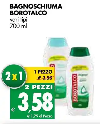 Tigros Borotalco Bagnoschiuma 700ml offerta