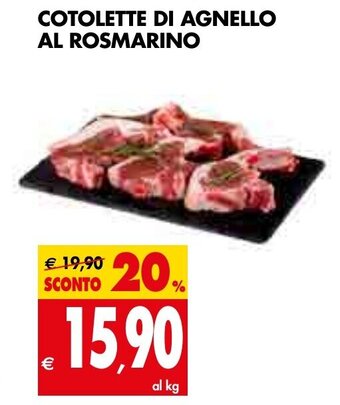 Tigros Cotolette di Agnello Al Rosmarino offerta