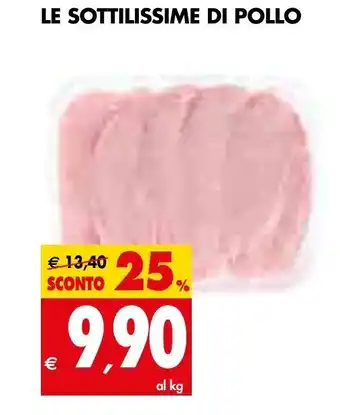 Tigros Le Sottilissime di Pollo offerta
