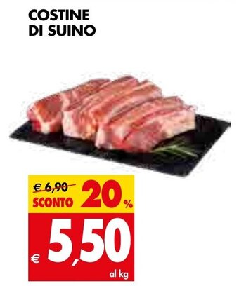 Tigros Costine di Suino offerta