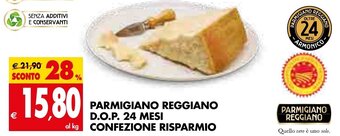 Tigros Parmigiano Reggiano D.O.P. 24 Mesi confezione risparmio offerta