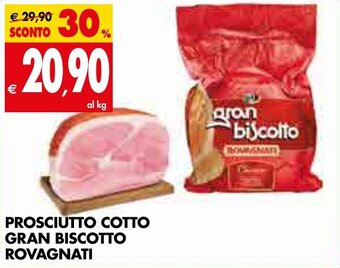 Tigros Rovagnati Prosciutto Cotto Gran Biscotto offerta