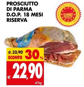 Tigros Prosciutto di Parma D.O.P. 18 Mesi Riserva offerta