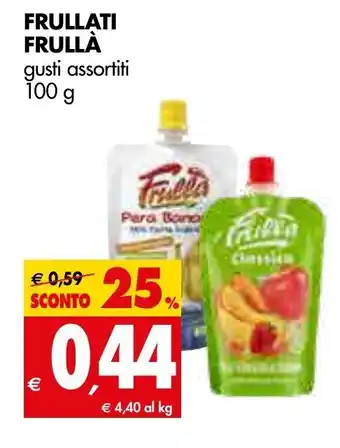 Tigros Frullà Frullati 100g offerta