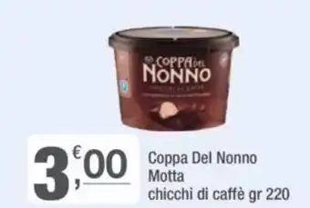 Crai Coppa Del Nonno Motta chicchi di caffè gr 220 offerta