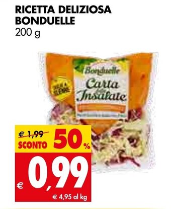 Tigros Bonduelle Ricetta Deliziosa 200g offerta