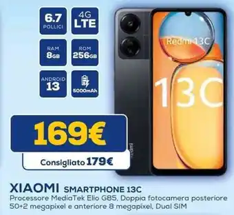 Euronics XIAOMI SMARTPHONE 13C offerta