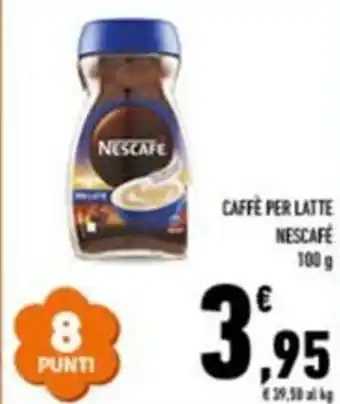 Conad City CAFFÈ PER LATTE NESCAFÉ 100 g offerta