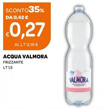 Ekom ACQUA VALMORA FRIZZANTE LT 1,5 offerta