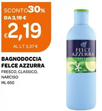 Ekom BAGNODOCCIA FELCE AZZURRA FRESCO, CLASSICO, NARCISO ML 650 offerta