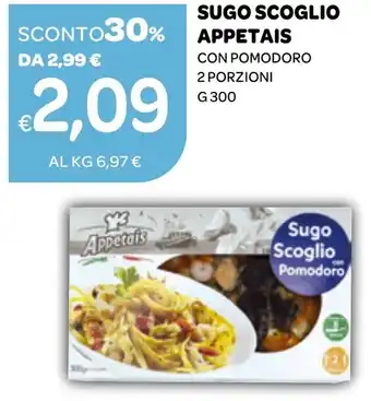Ekom SUGO SCOGLIO APPETAIS CON POMODORO G 300 offerta
