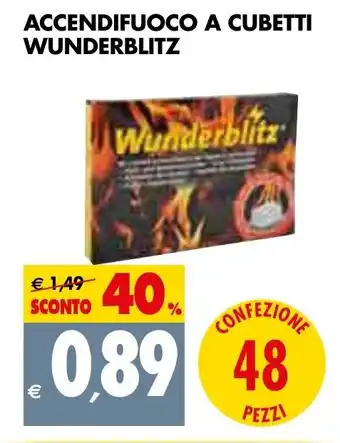 Tigros Wunderblitz Accendifuoco a Cubetti offerta
