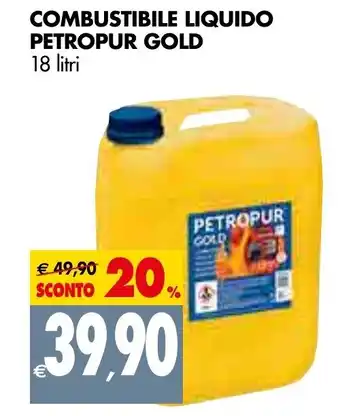 Tigros Petropur Gold Combustibile Liquido 18 filtri offerta