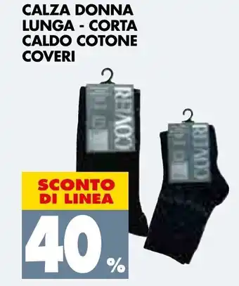 Tigros 40% Sconto Calza Donna Lunga - Corta Caldo Cotone Coveri offerta