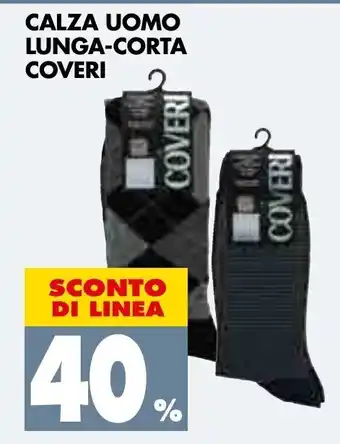 Tigros 40% Sconto Calza Uomo Lunga-Corta Coveri offerta
