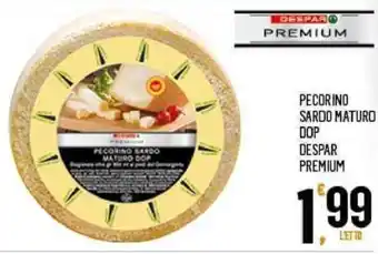 Despar PECORINO SARDO MATURO DOP DESPAR PREMIUM offerta
