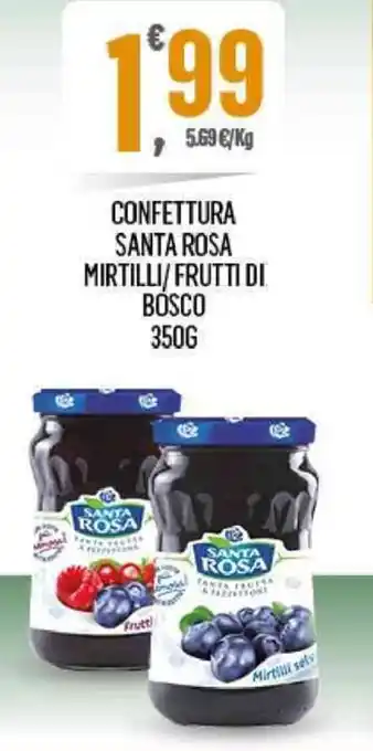 Despar CONFETTURA SANTA ROSA MIRTILLI/FRUTTI DI BOSCO 350G offerta