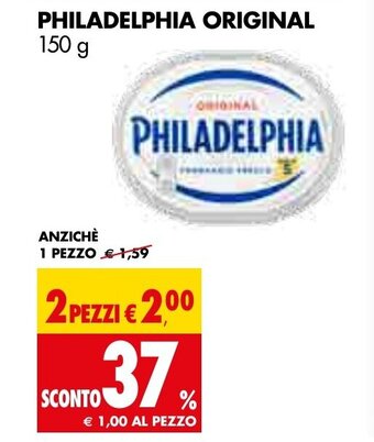 Tigros Philadelphia Original 150g offerta