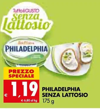 Tigros Philadelphia senza lattosio 175g offerta