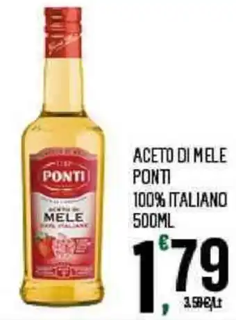 Despar ACETO DI MELE PONTI 100% ITALIANO 500ML offerta