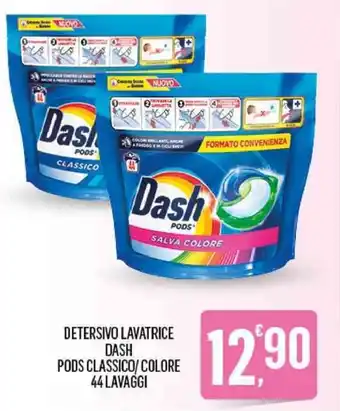 Despar DETERSIVO LAVATRICE DASH PODS CLASSICO/COLORE 44 LAVAGGI offerta