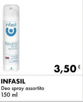 Iper Tosano INFASIL Deo spray assortito 150 ml offerta
