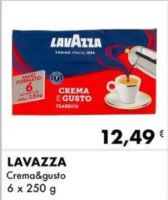 Iper Tosano LAVAZZA Crema&gusto 6 x 250 g offerta