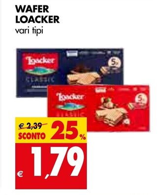 Tigros Loacker Wafer offerta
