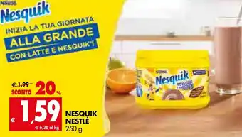 Tigros Nestle Nesquik 250g offerta