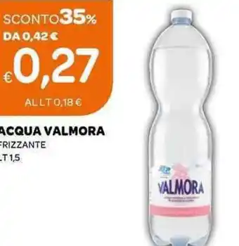 Ekom ACQUA VALMORA FRIZZANTE LT 1,5 offerta