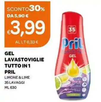 Ekom GEL LAVASTOVIGLIE TUTTO IN 1 PRIL ML 630 offerta