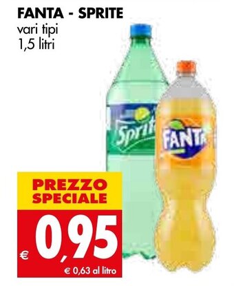 Fanta - Sprite 1,5 litri