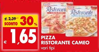 Tigros Cameo Pizza Ristorante offerta