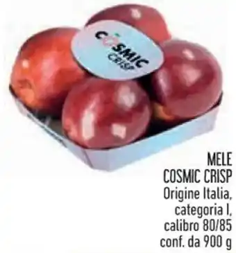 Conad MELE COSMIC CRISP Origine Italia, categoria I, calibro 80/85 conf. da 900 g offerta