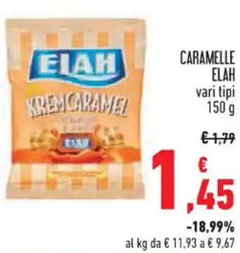 Conad CARAMELLE ELAH vari tipi 150 g offerta