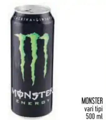 Conad MONSTER vari tipi 500 ml offerta