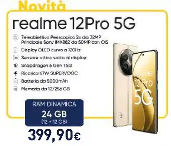 Unieuro realme 12Pro 5G offerta