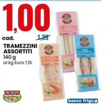 Eurospin TRAMEZZINI ASSORTITI 140 g offerta