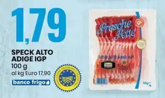 Eurospin SPECK ALTO ADIGE IGP 100 g offerta